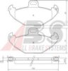 A.B.S. 37051 OE Brake Pad Set, disc brake